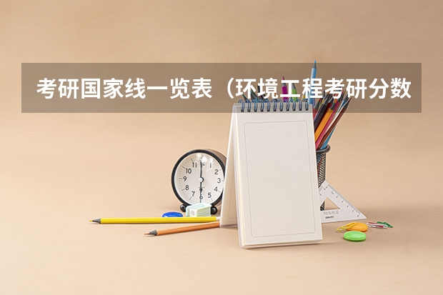 考研国家线一览表（环境工程考研分数线）