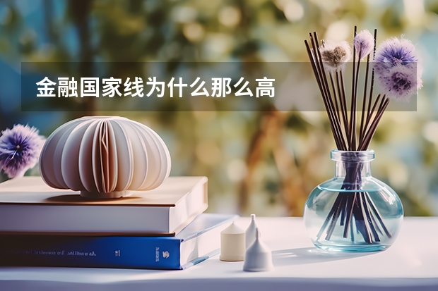 金融国家线为什么那么高