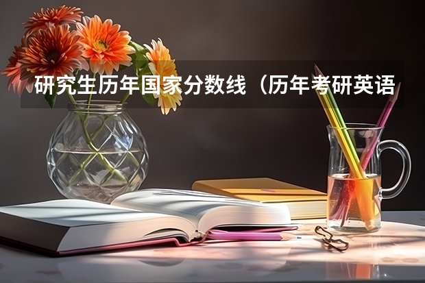 研究生历年国家分数线（历年考研英语一国家线）