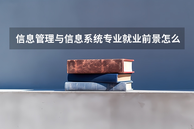 信息管理与信息系统专业就业前景怎么样信息管理与信息系统专业就业前景好吗
