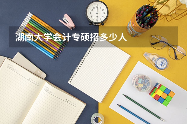 湖南大学会计专硕招多少人