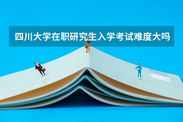 四川大学在职研究生入学考试难度大吗？