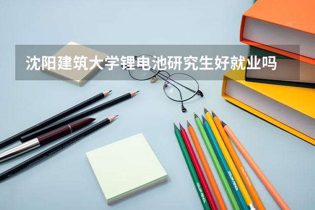 沈阳建筑大学锂电池研究生好就业吗