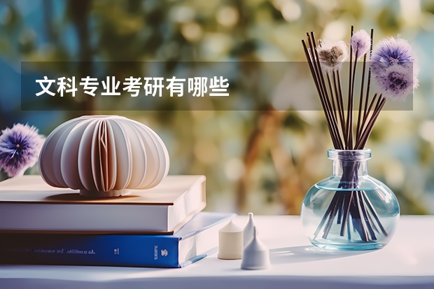 文科专业考研有哪些