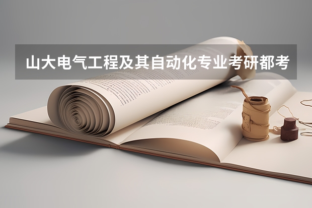山大电气工程及其自动化专业考研都考什么，说的具体点，谢谢