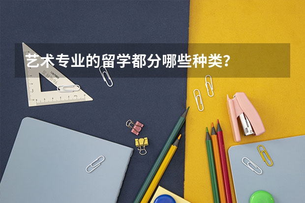 艺术专业的留学都分哪些种类？
