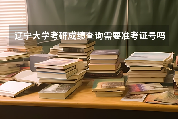 辽宁大学考研成绩查询需要准考证号吗