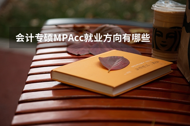 会计专硕MPAcc就业方向有哪些