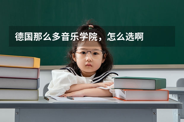 德国那么多音乐学院，怎么选啊