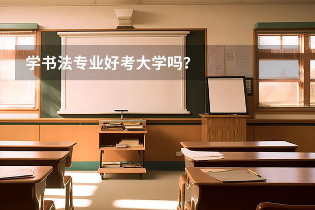 学书法专业好考大学吗？