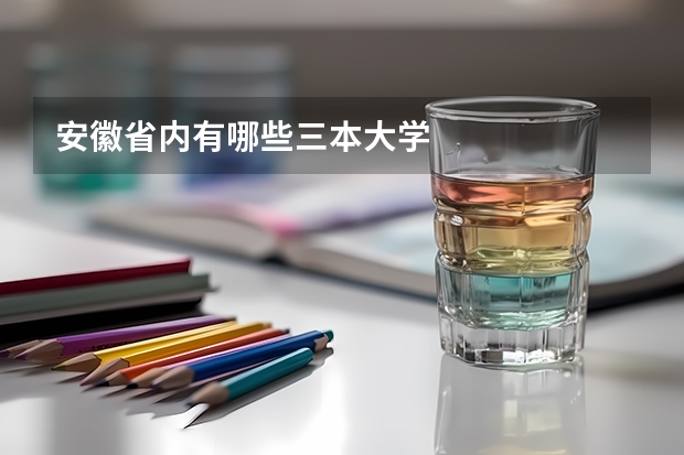 安徽省内有哪些三本大学