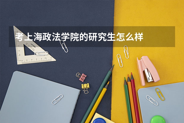 考上海政法学院的研究生怎么样